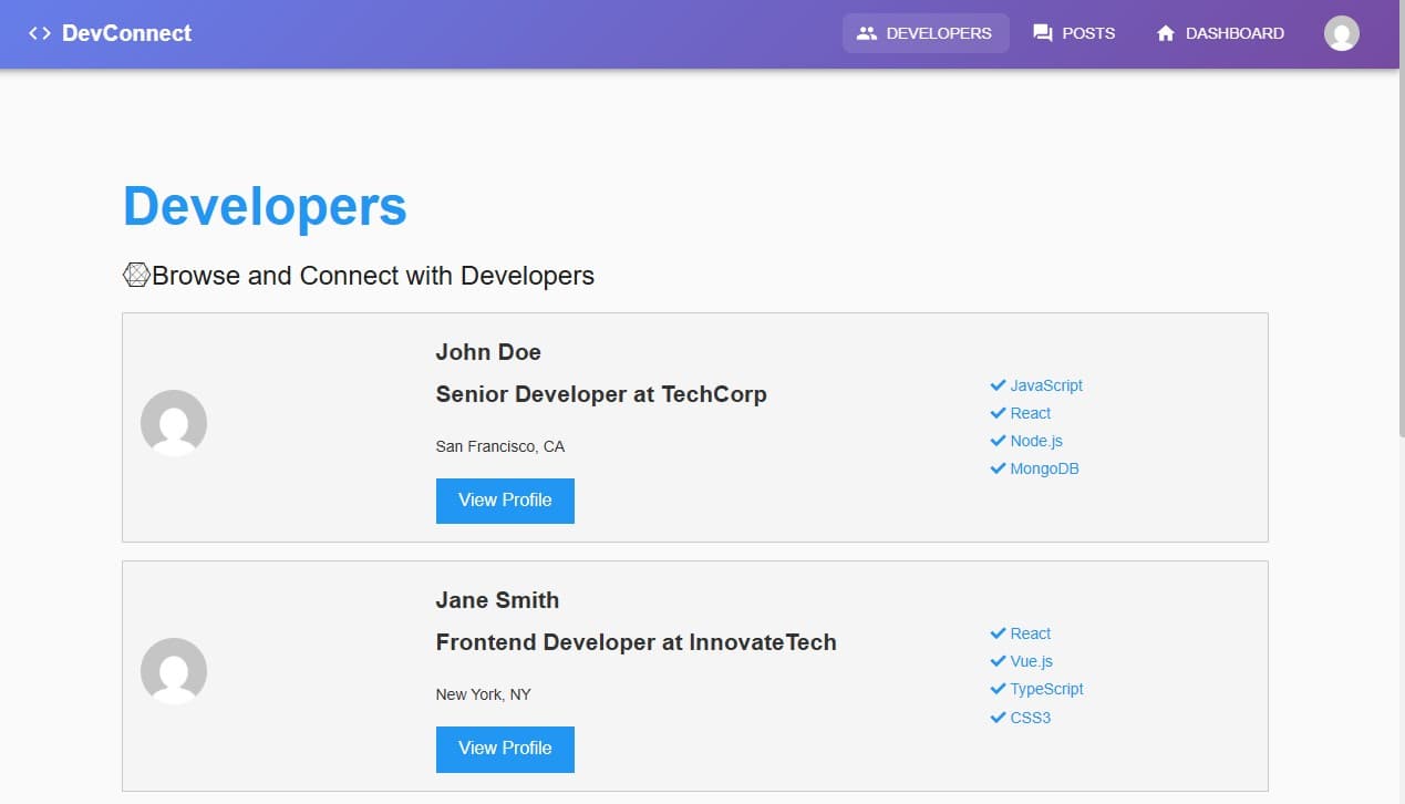 Developers Community Platform